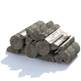 Wood Pile 3D Object | FREE Artlantis Objects Download